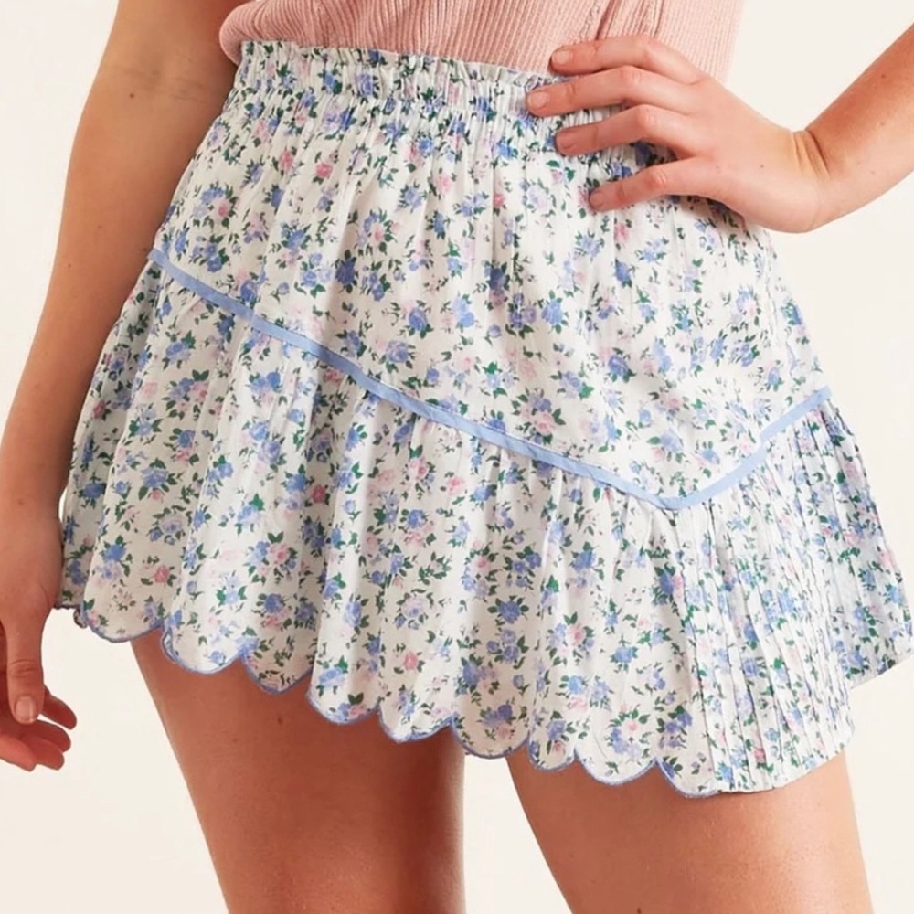 Asymmetrical LoveShackFancy Skirt